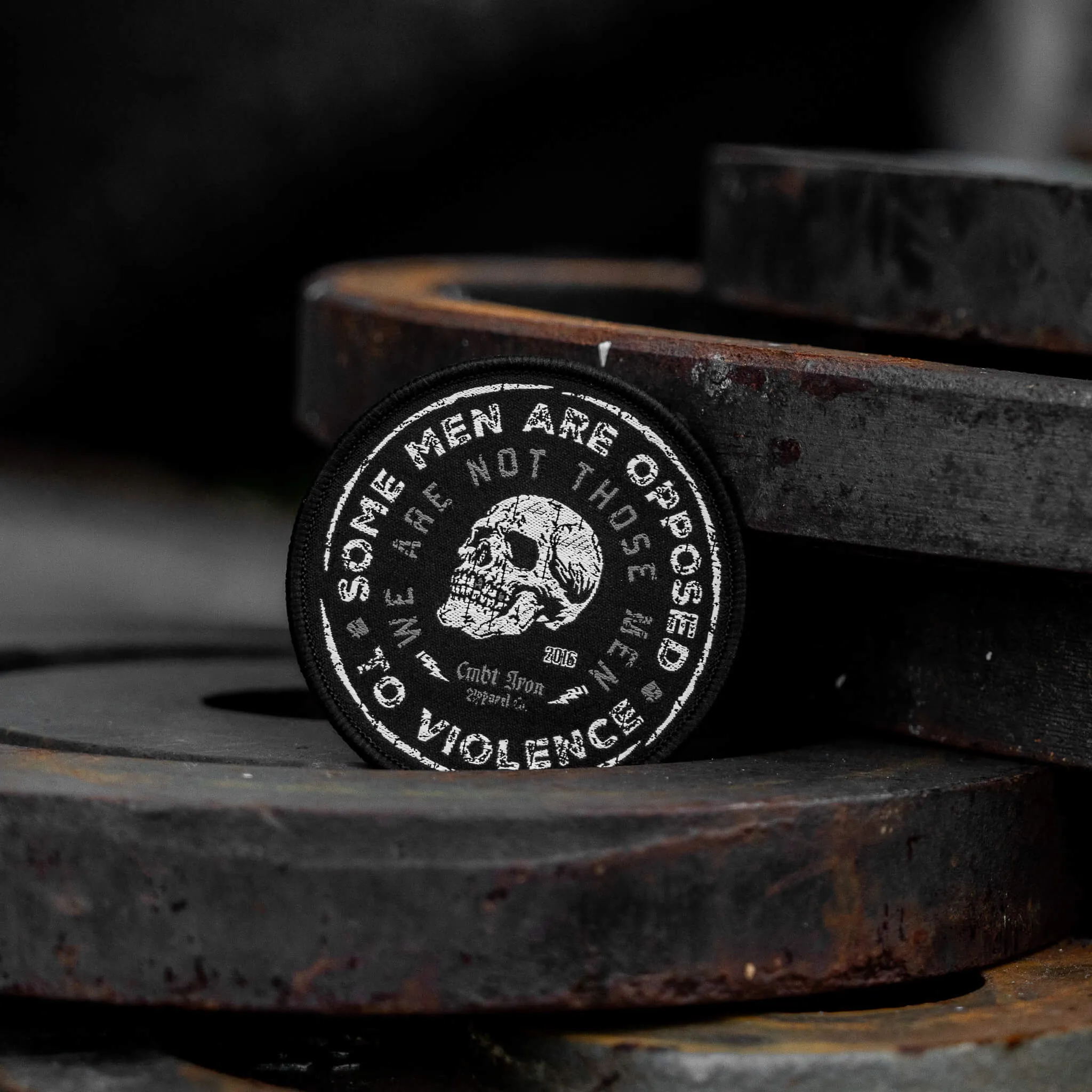 Some Men Are Opposed To Violence Velcro Patch sold by Combat Iron Apparel product image thumbnail 4