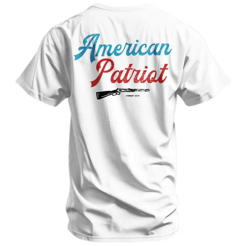 American Patriot Men's T-Shirt sold by Combat Iron Apparel