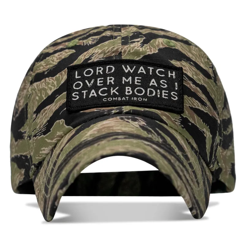 Lord Watch Over Me As I Stack Bodies Patch Ripstop Tactical Hat sold by Combat Iron Apparel