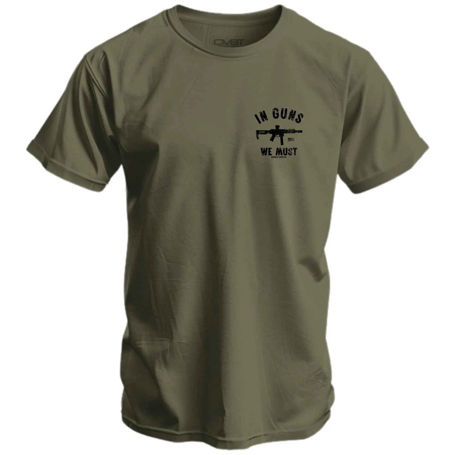 In Guns We Must Men's T-Shirt sold by Combat Iron Apparel product image thumbnail 4