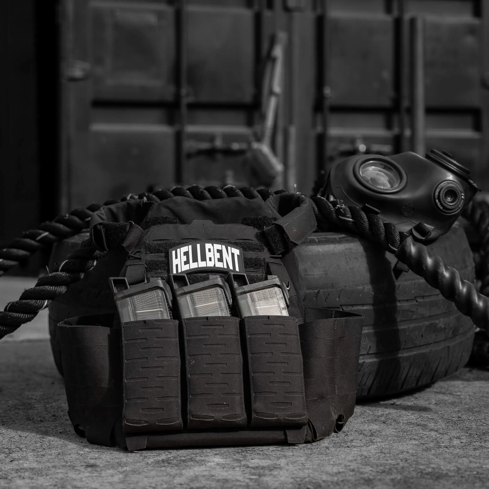 Hellbent PVC Velcro Patch sold by Combat Iron Apparel product image thumbnail 3