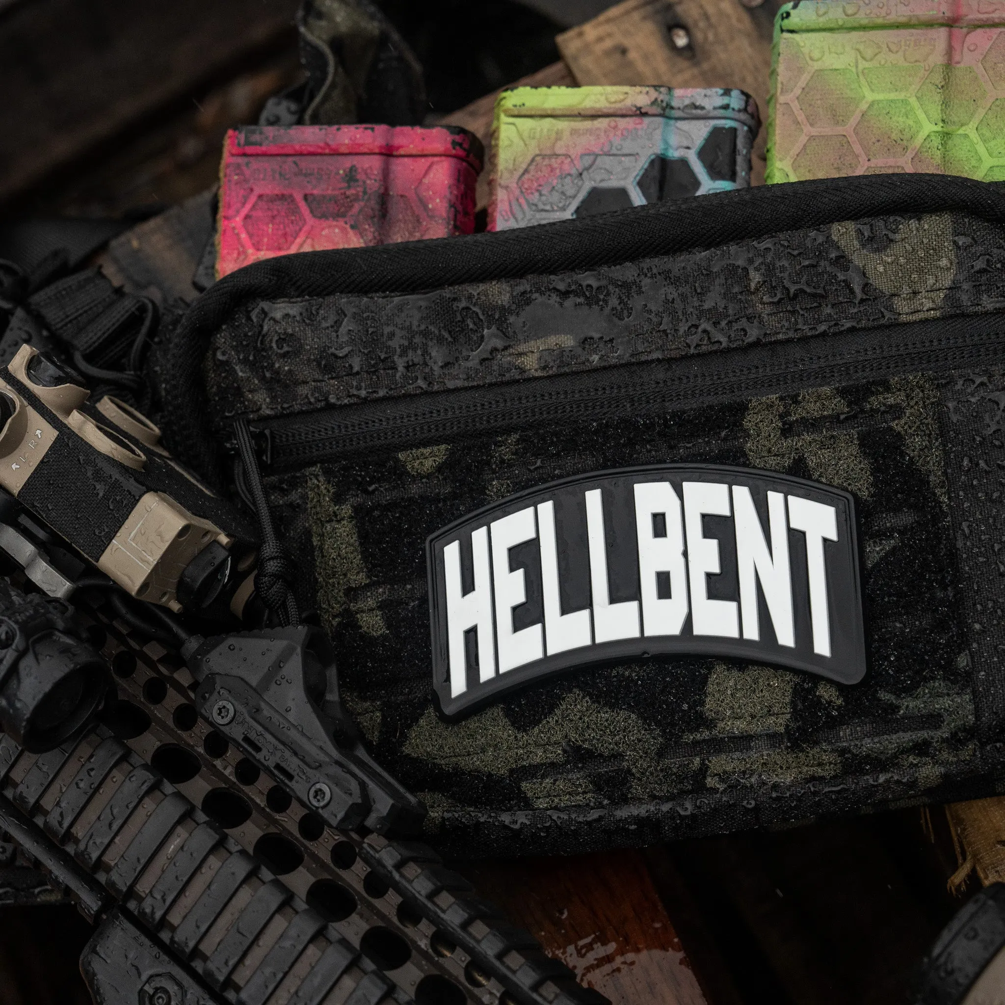 Hellbent PVC Velcro Patch sold by Combat Iron Apparel product image thumbnail 4