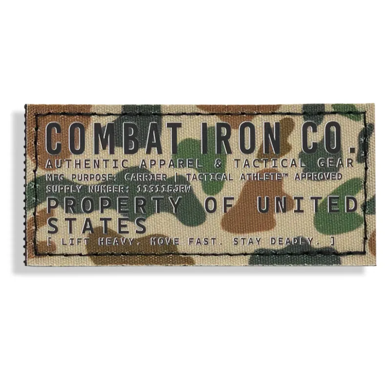 Combat Iron Co. Authentic Brand Velcro Patch sold by Combat Iron Apparel