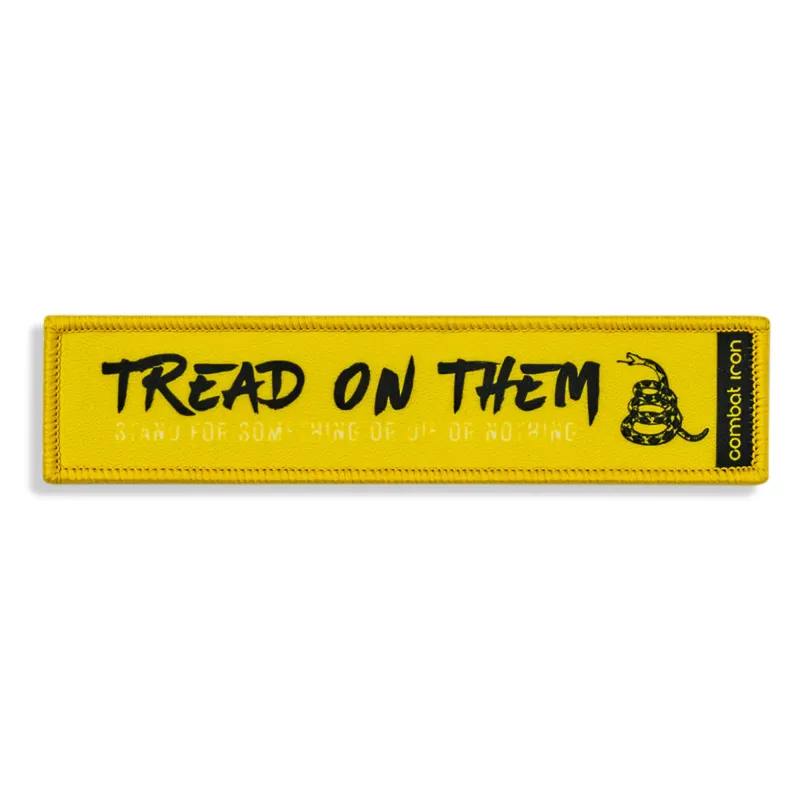 Tread On Them Patriotic Velcro Patch sold by Combat Iron Apparel