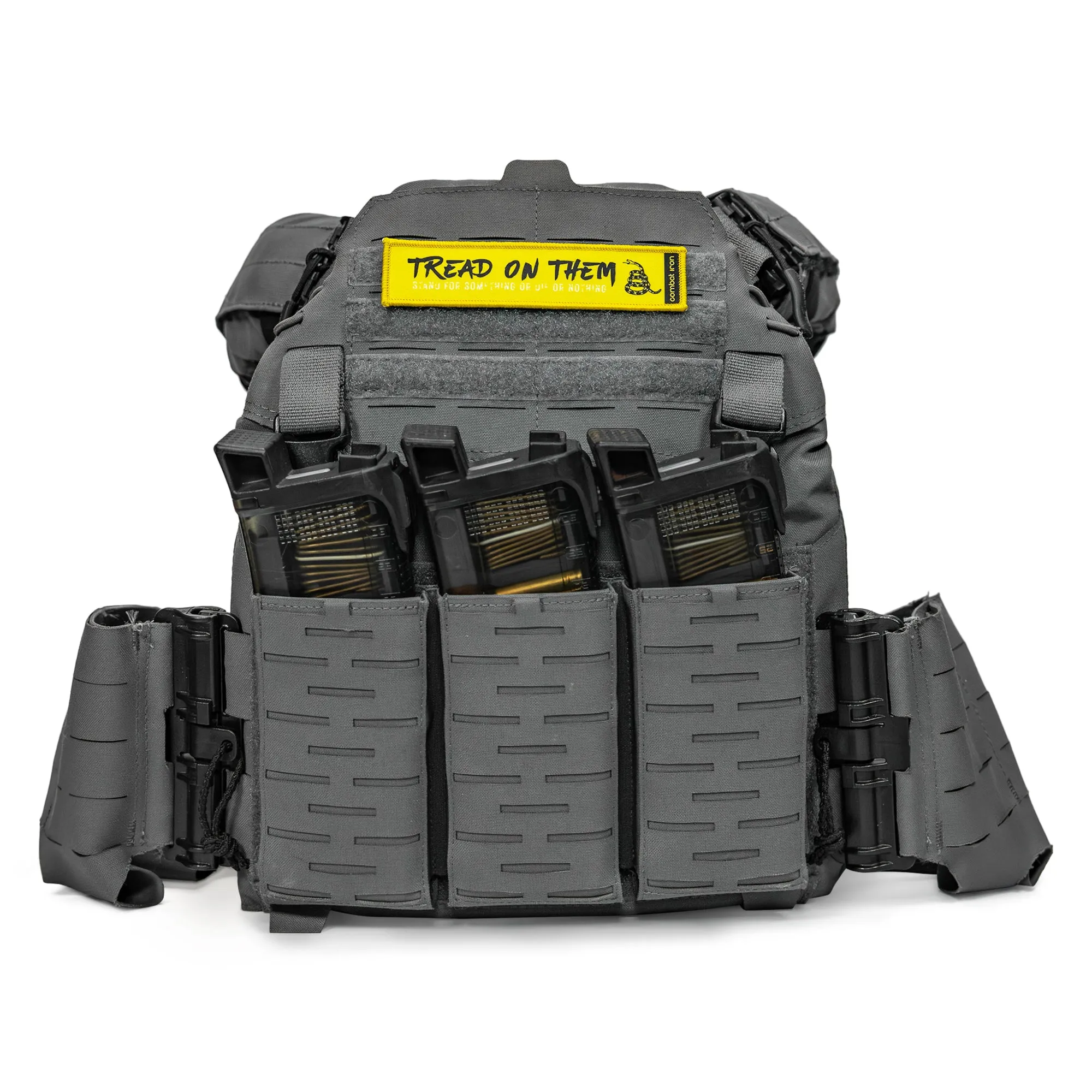 Tread On Them Patriotic Velcro Patch sold by Combat Iron Apparel product image thumbnail 4