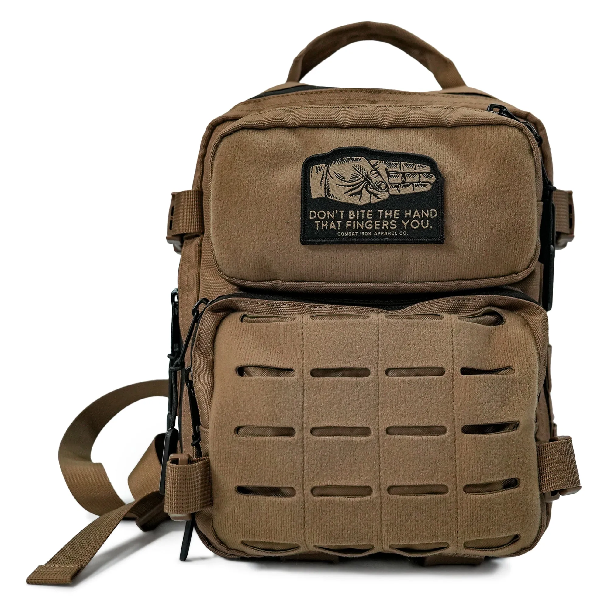 Don't Bite The Hand That Fingers You Soft Velcro Patch sold by Combat Iron Apparel product image thumbnail 2