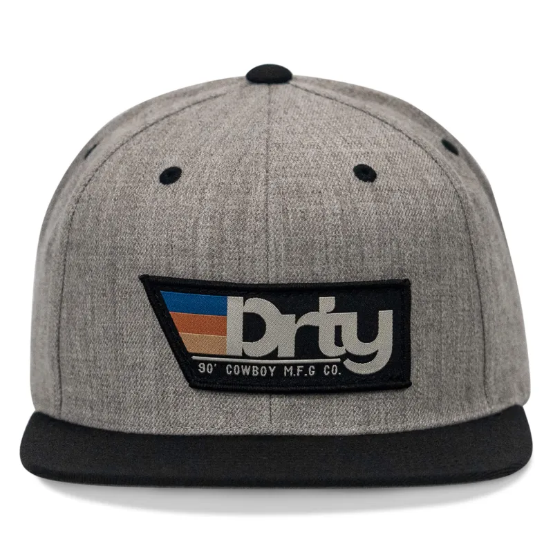 Original DRTY Patch Flatbill Hat made by Combat Iron Apparel