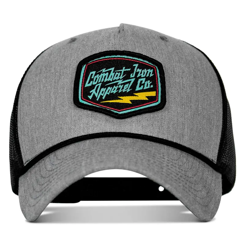 Retro Branded Combat Iron Patch Rope Snapback sold by Combat Iron Apparel