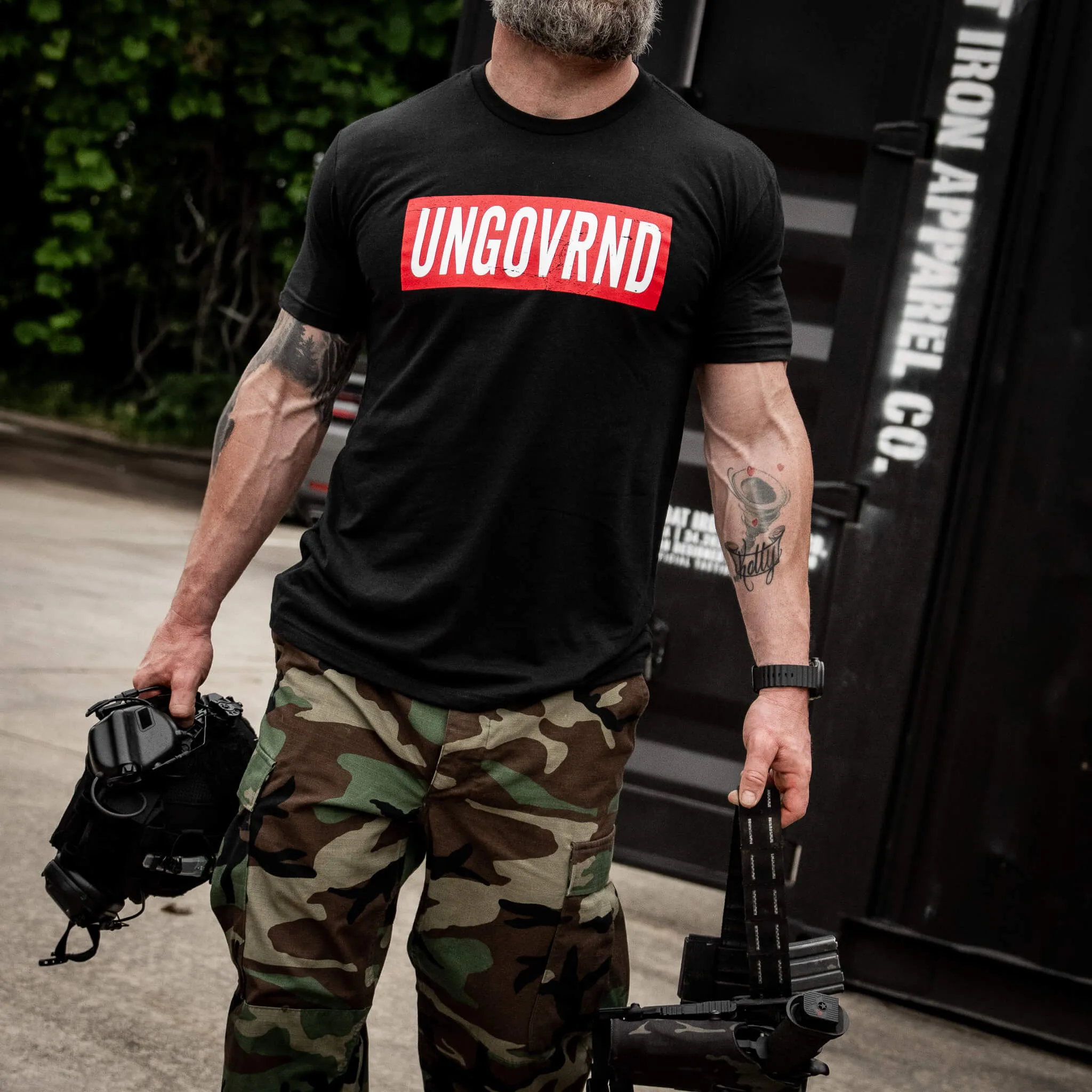 Ungovrnd Men's T-Shirt sold by Combat Iron Apparel product image thumbnail 2