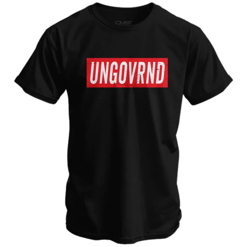 Ungovrnd Men's T-Shirt sold by Combat Iron Apparel