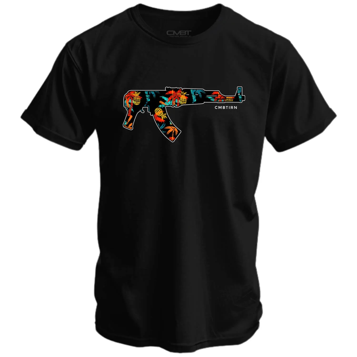 Tropical AK Men's T-Shirt sold by Combat Iron Apparel
