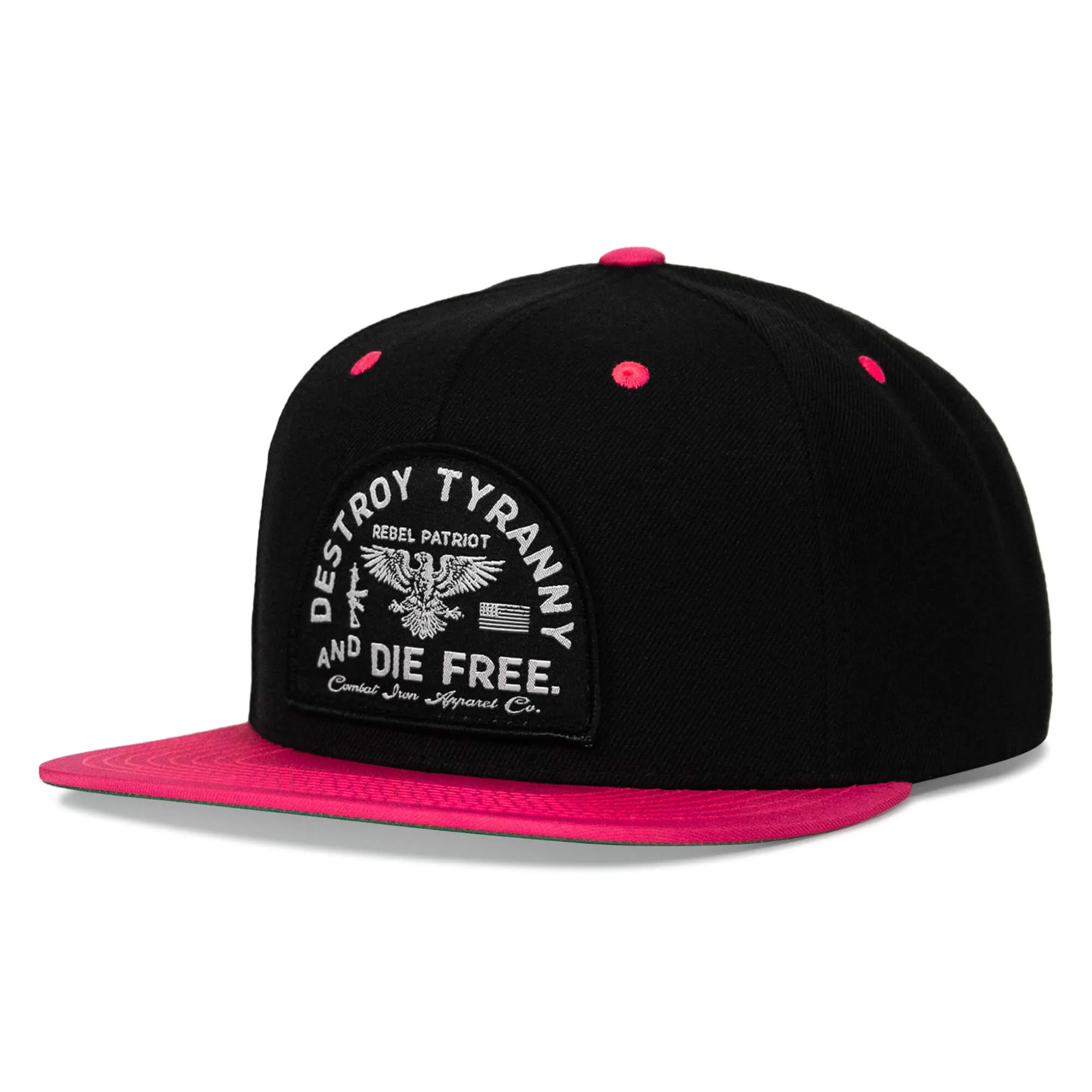 Destroy Tyranny FlatBill SnapBack Hat sold by Combat Iron Apparel product image thumbnail 2