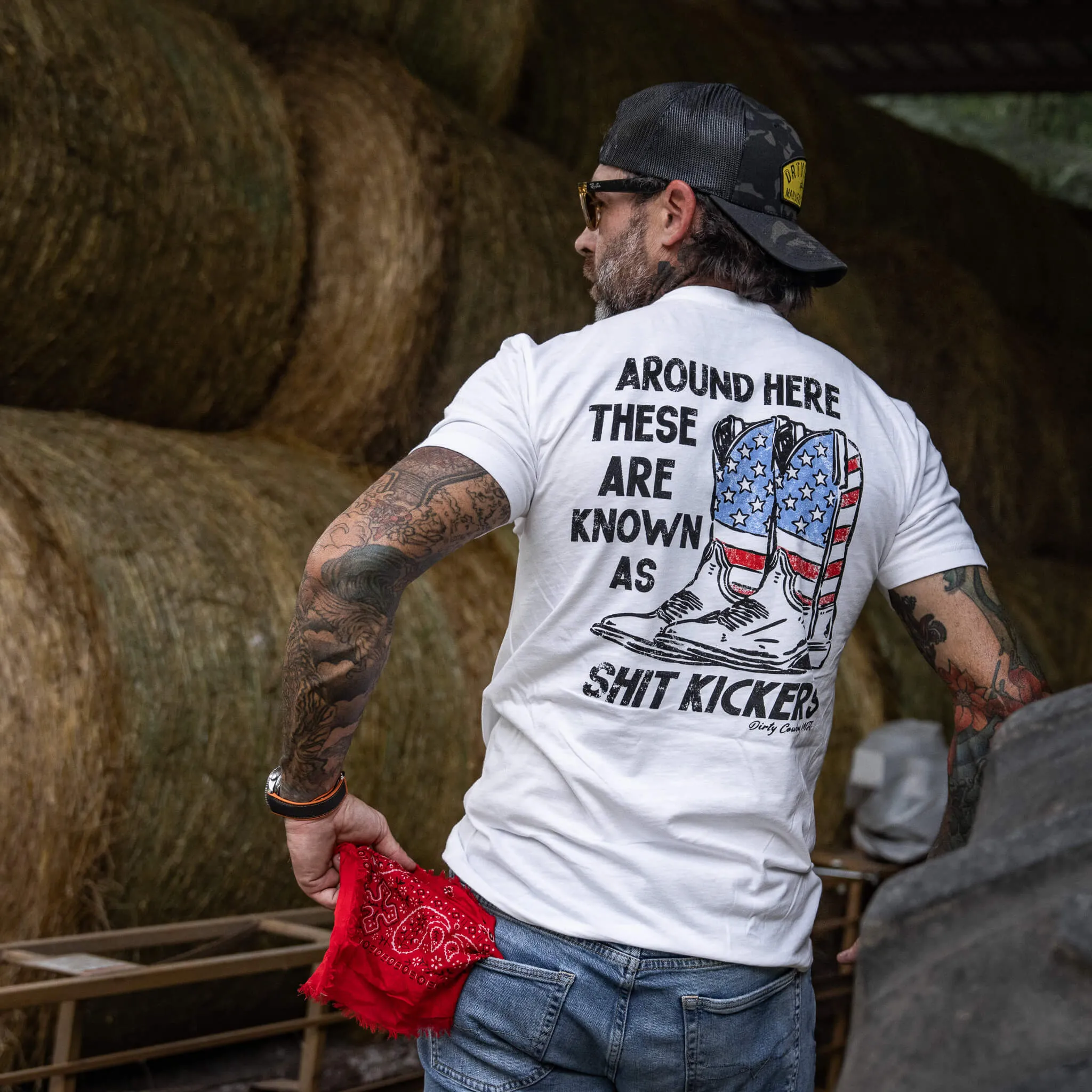 Shit Kickers Men's T-Shirt sold by Combat Iron Apparel product image thumbnail 5