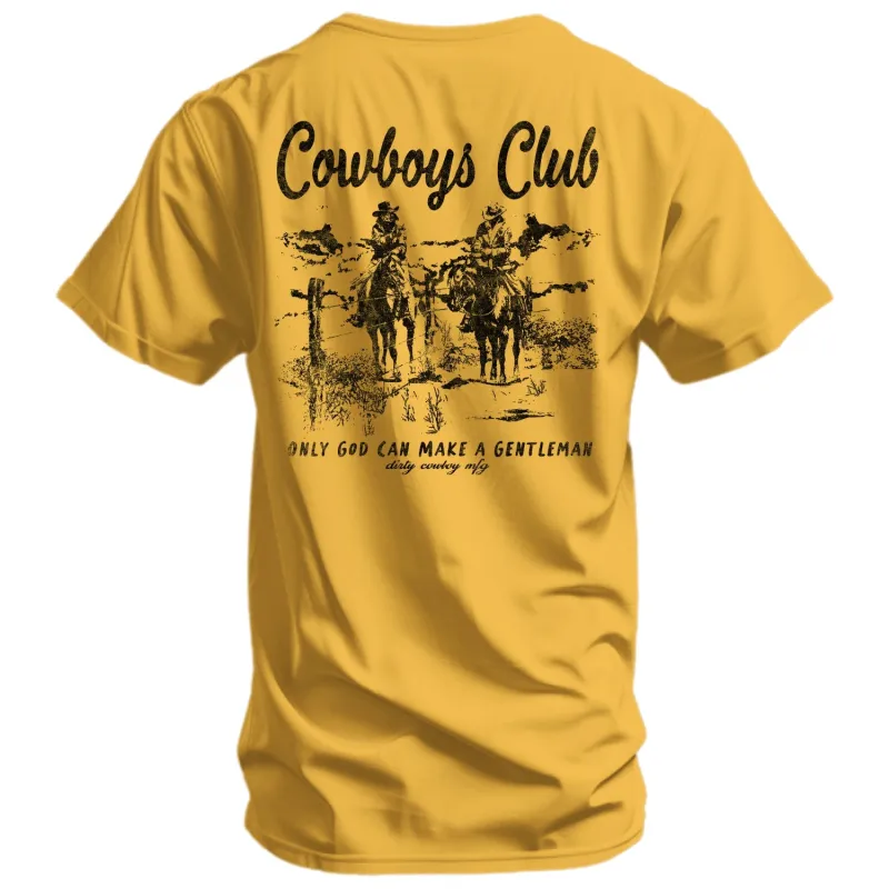 Cowboys Club Men's T-Shirt made by Combat Iron Apparel