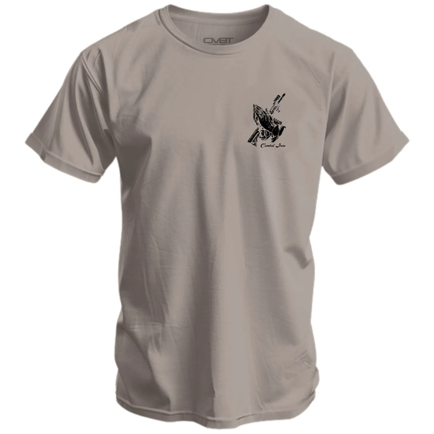 In Guns We Trust Men's T-Shirt sold by Combat Iron Apparel product image thumbnail 4