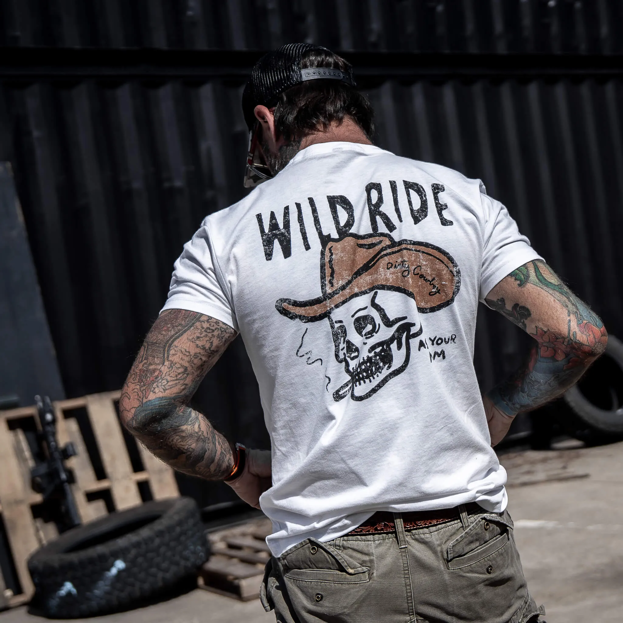 Wild Ride Men's T-Shirt sold by Combat Iron Apparel product image thumbnail 5