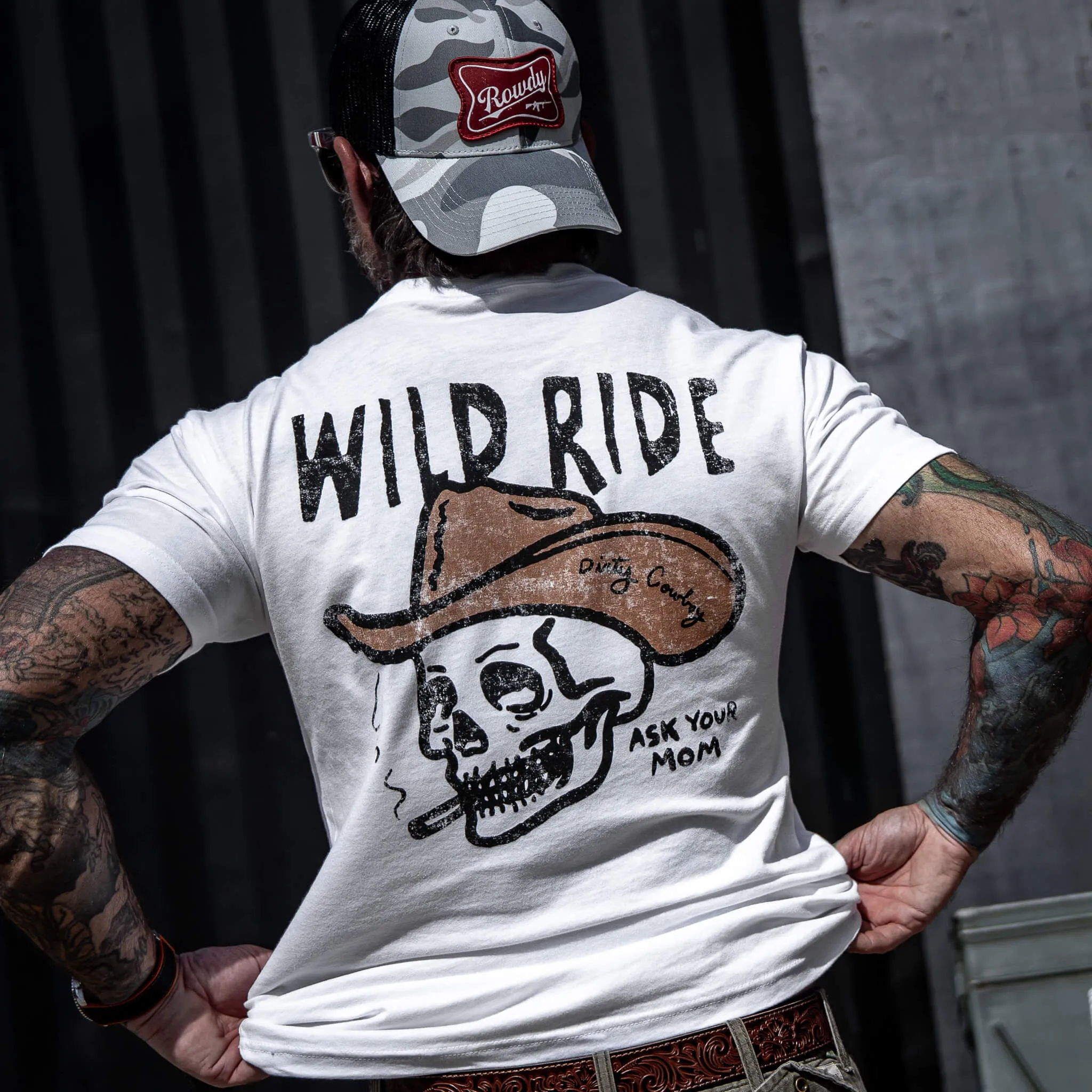 Wild Ride Men's T-Shirt sold by Combat Iron Apparel product image thumbnail 3
