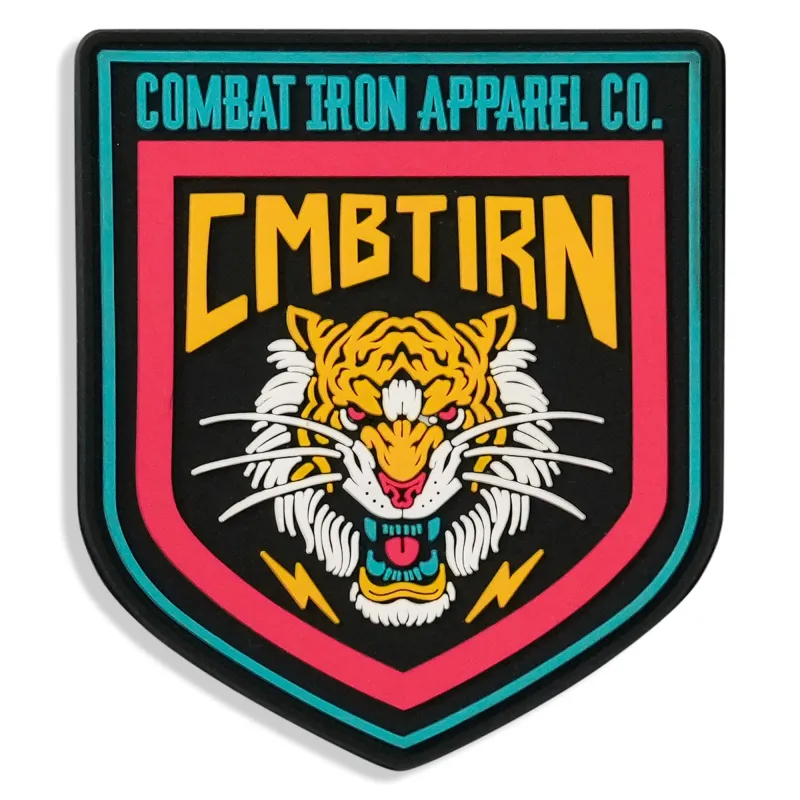 Lion Branded PVC Velcro Patch sold by Combat Iron Apparel