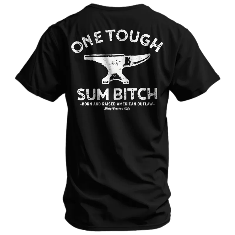 One Tough Sum Born and Raised American Outlaw Men's T-Shirt sold by Combat Iron Apparel