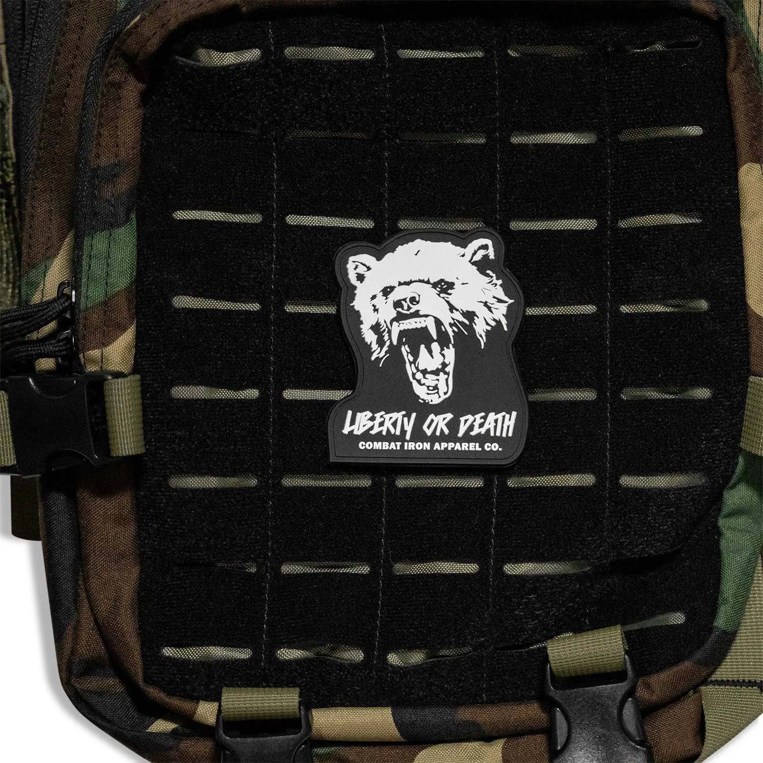 Liberty Or Death Fight Like Hell PVC Patch sold by Combat Iron Apparel product image thumbnail 3