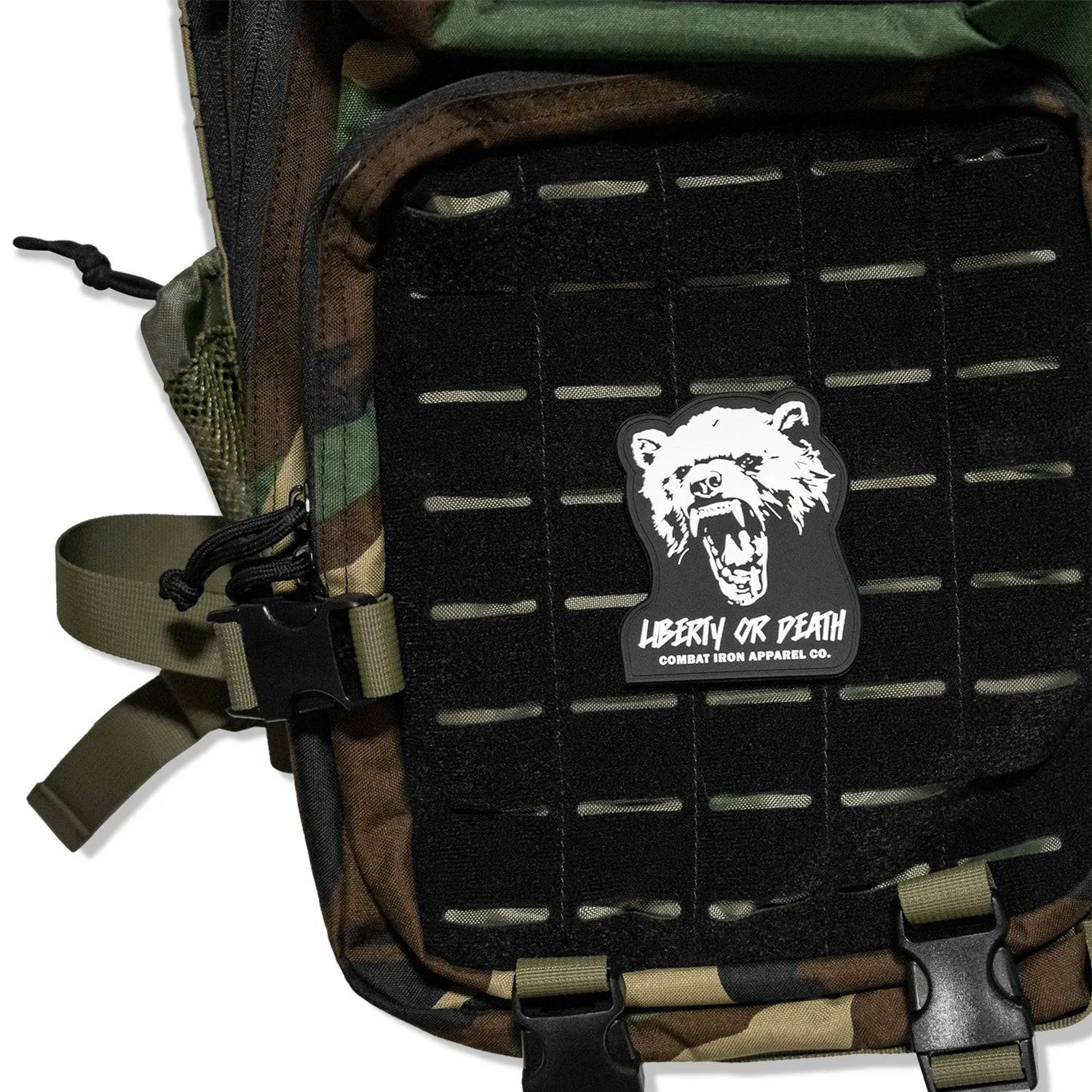 Liberty Or Death Fight Like Hell PVC Patch sold by Combat Iron Apparel product image thumbnail 2
