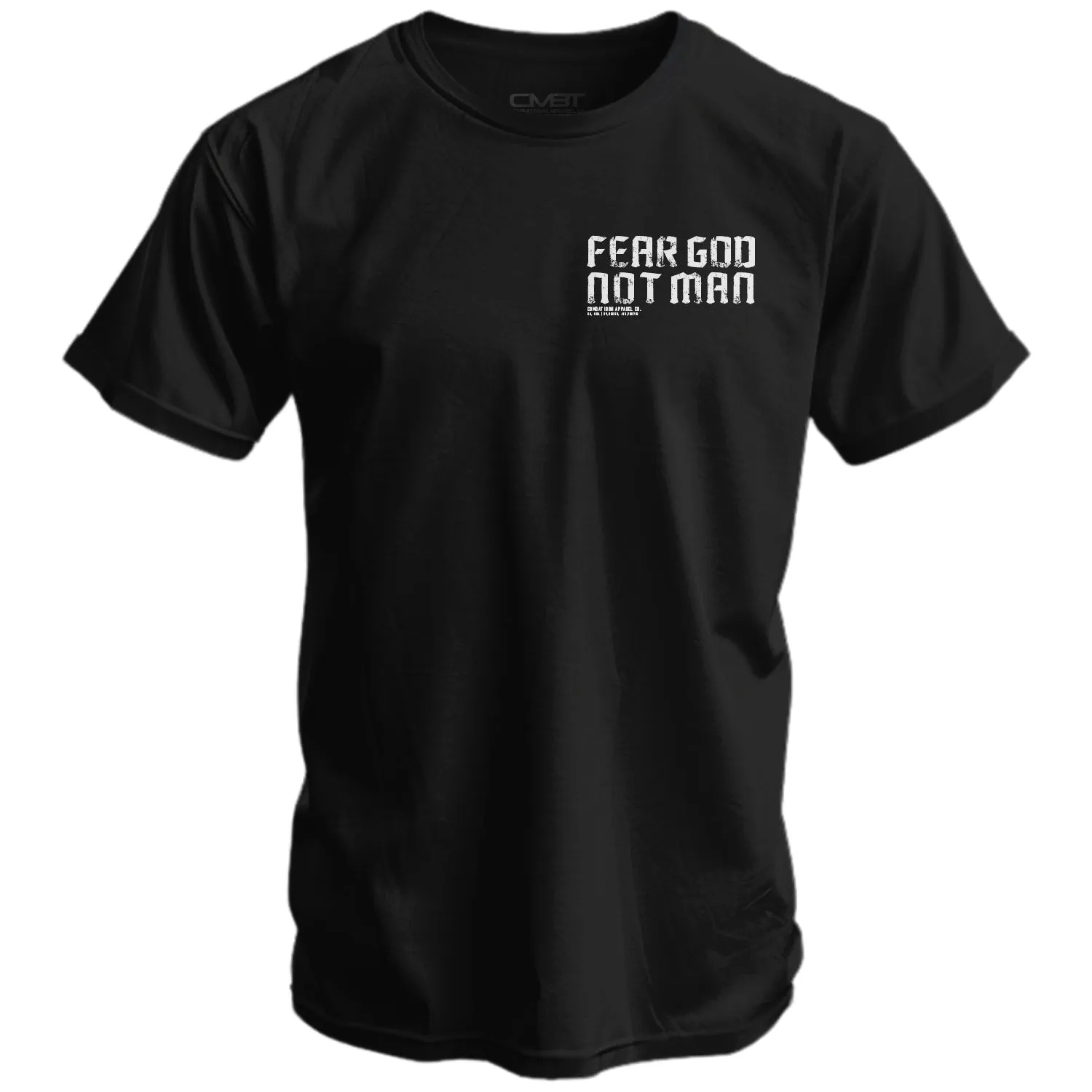 Fear God Not Man Men's T-Shirt sold by Combat Iron Apparel product image thumbnail 3
