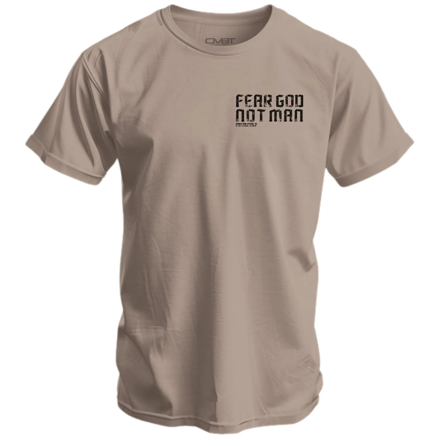 Fear God Not Man Men's T-Shirt sold by Combat Iron Apparel product image thumbnail 5