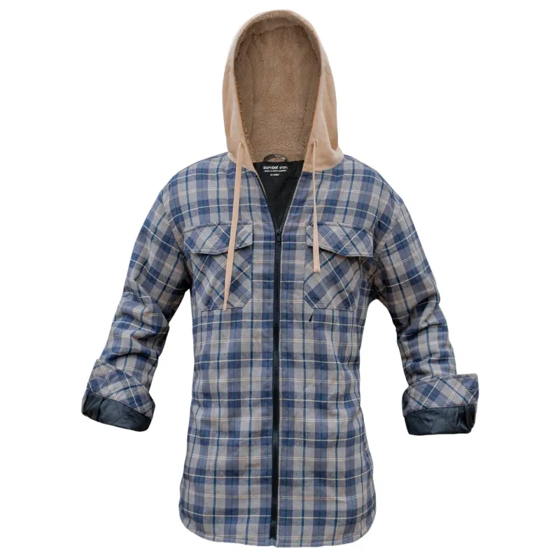Frontier Zip Flannel Jacket sold by Combat Iron Apparel