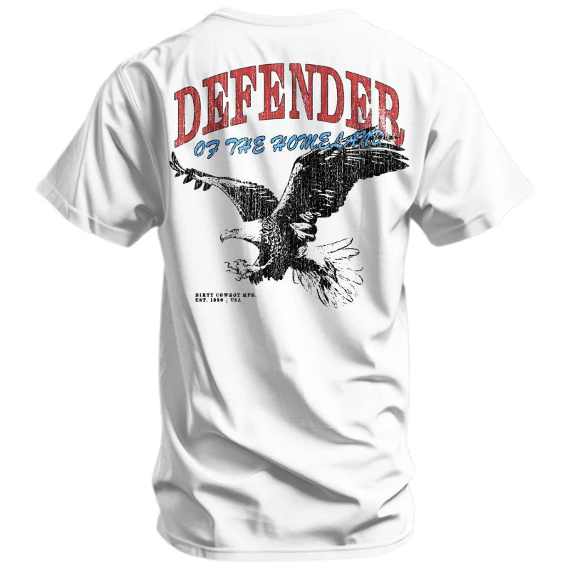 Defender Of the Homeland Eagle Men's T-Shirt sold by Combat Iron Apparel