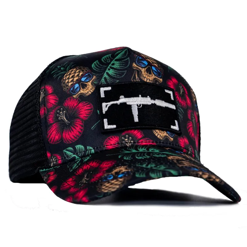 Uzi Patch Black Pineapple Express Flatbill Snapback Hat sold by Combat Iron Apparel