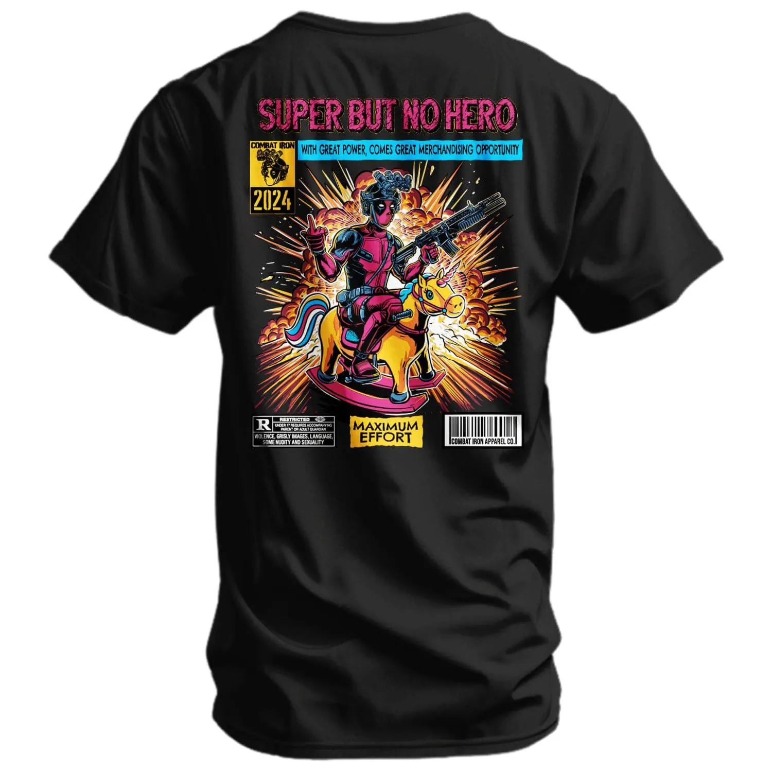 Super But No Hero Men's T-Shirt sold by Combat Iron Apparel