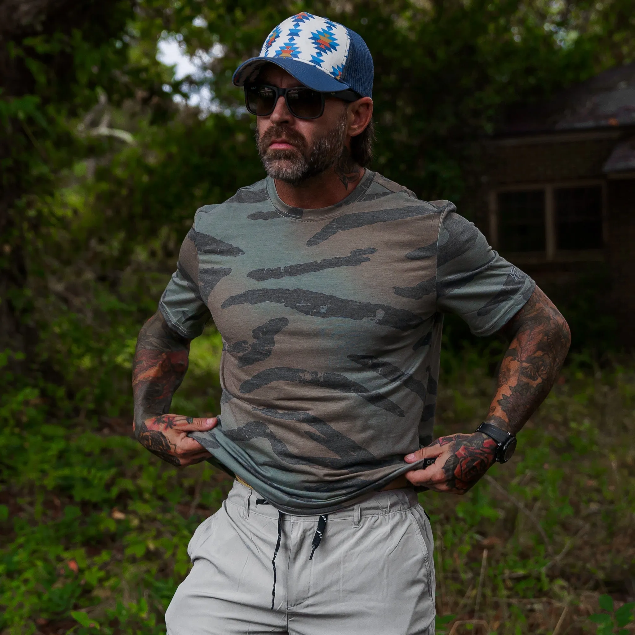 Men's Outdoor UPF40 Performance T-Shirt sold by Combat Iron Apparel product image thumbnail 2