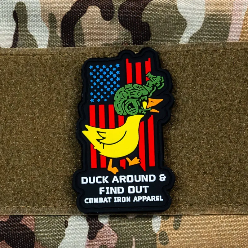 Duck Around & Find Out DAFO Tactiduck PVC Patch sold by Combat Iron Apparel