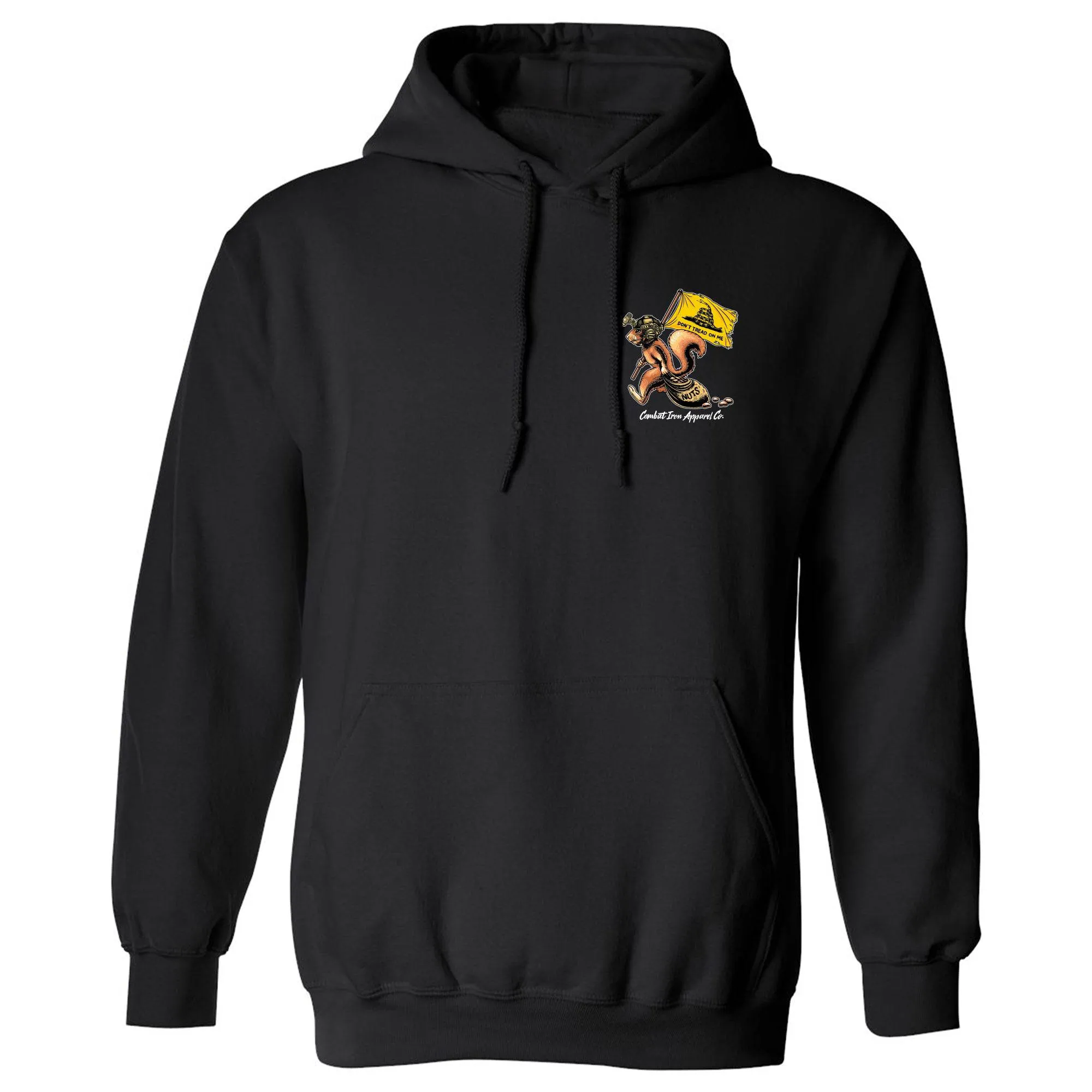You Can Tread On These Nuts Fleece Lined Hoodie sold by Combat Iron Apparel product image thumbnail 2