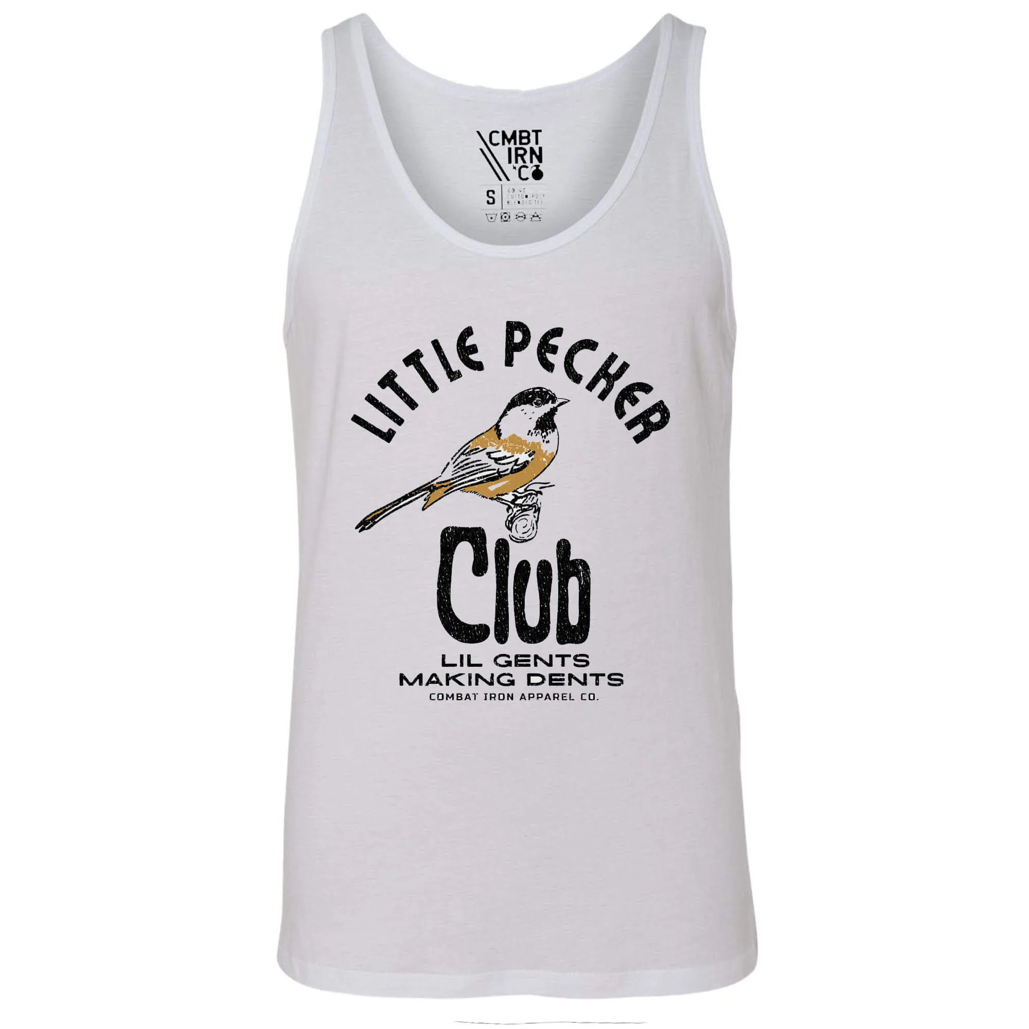 Little Pecker Club Men's Tank sold by Combat Iron Apparel