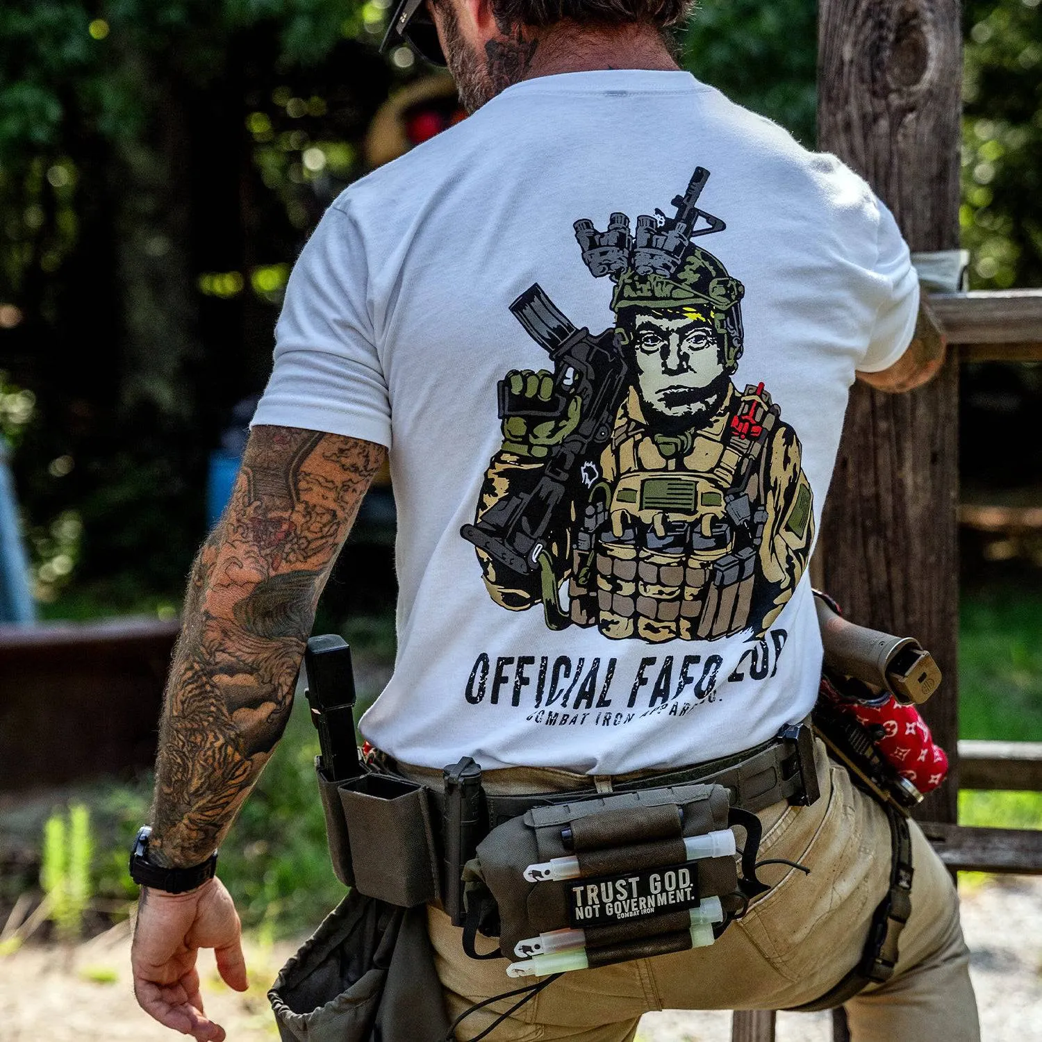 Official Trump FAFO Club Men's T-Shirt sold by Combat Iron Apparel product image thumbnail 5
