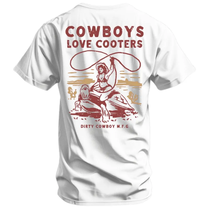 Cowboys Love Cooters Men's T-Shirt sold by Combat Iron Apparel