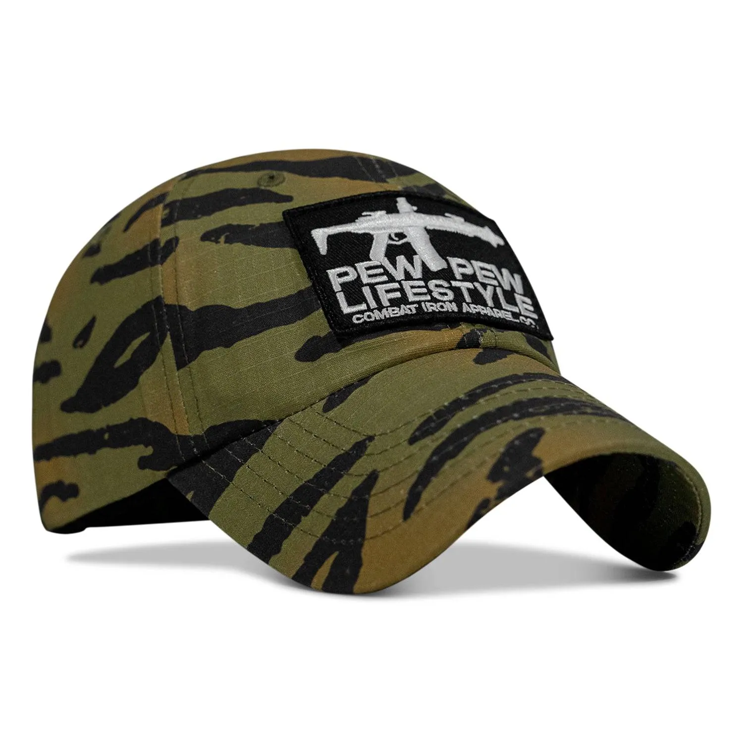 Ripstop Pew Pew Lifestyle Patch Low Profile Hat sold by Combat Iron Apparel product image thumbnail 5