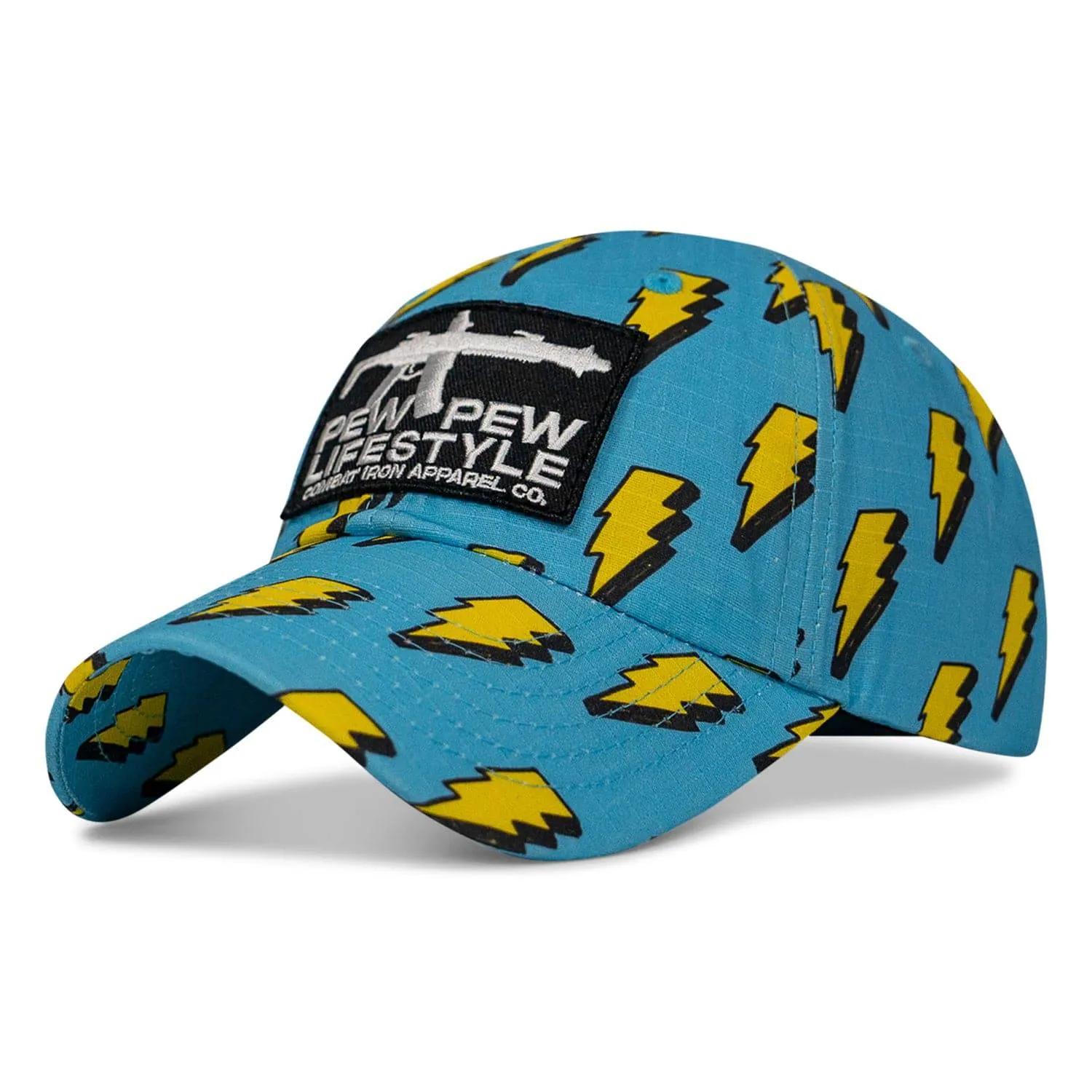 Ripstop Pew Pew Lifestyle Patch Low Profile Hat sold by Combat Iron Apparel product image thumbnail 3