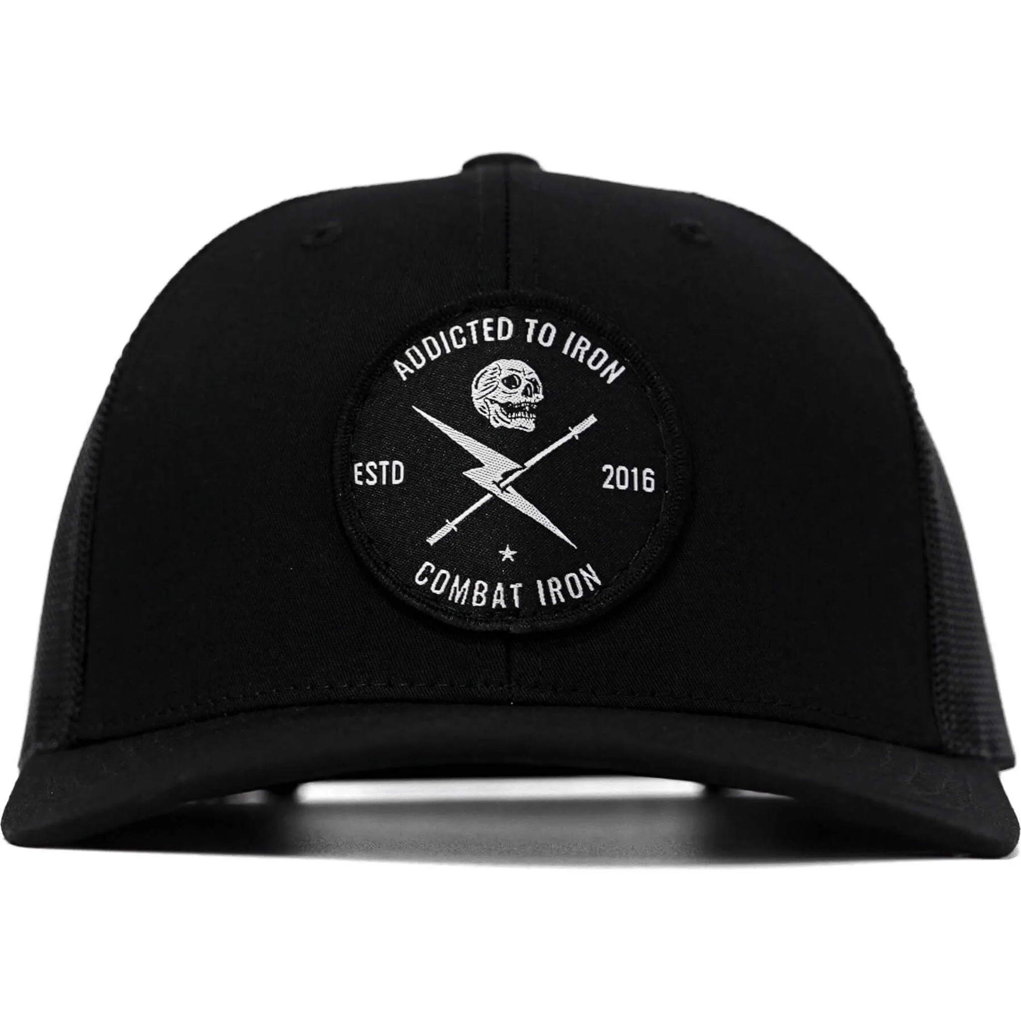 Addicted To Iron Patch Snapback Hat sold by Combat Iron Apparel product image thumbnail 3