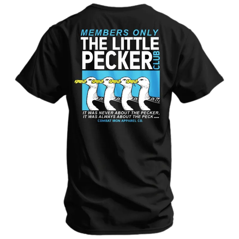 Little Pecker Club Only Members Men's T-Shirt sold by Combat Iron Apparel
