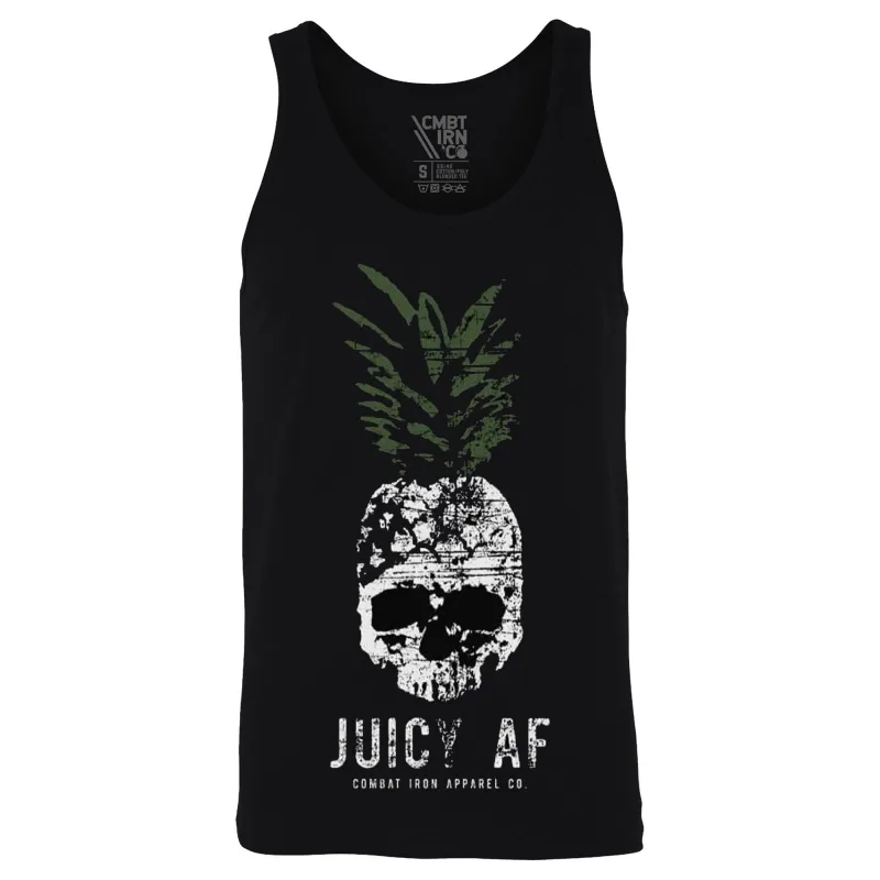 Juicy AF Pineapple Men's Tank made by Combat Iron Apparel