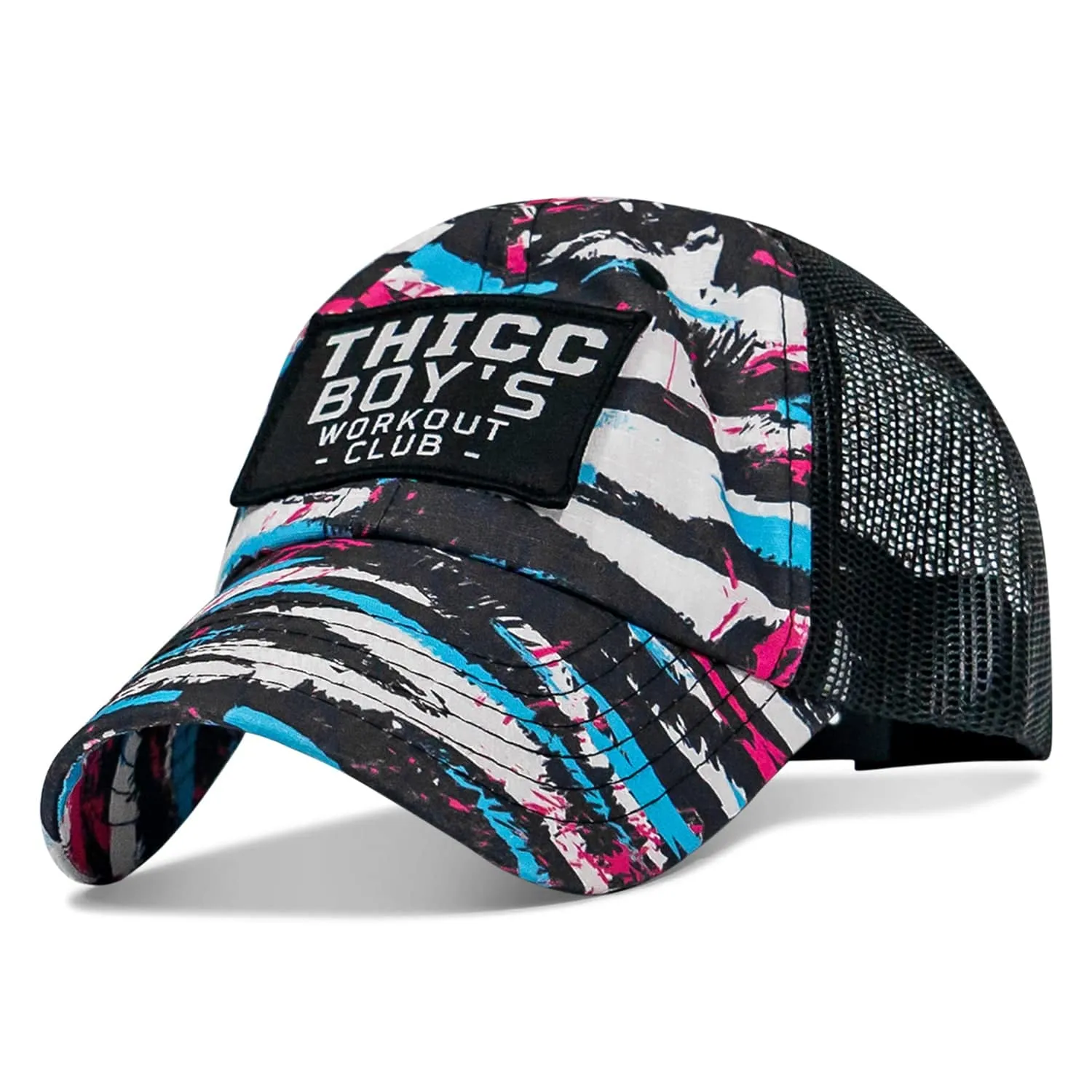 Ripstop Thicc Boys Workout Club Patch Tactical Ripstop Mesh Snapback Hat sold by Combat Iron Apparel product image thumbnail 5