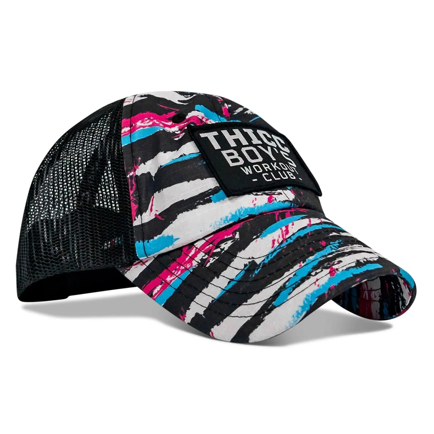 Ripstop Thicc Boys Workout Club Patch Tactical Ripstop Mesh Snapback Hat sold by Combat Iron Apparel product image thumbnail 4