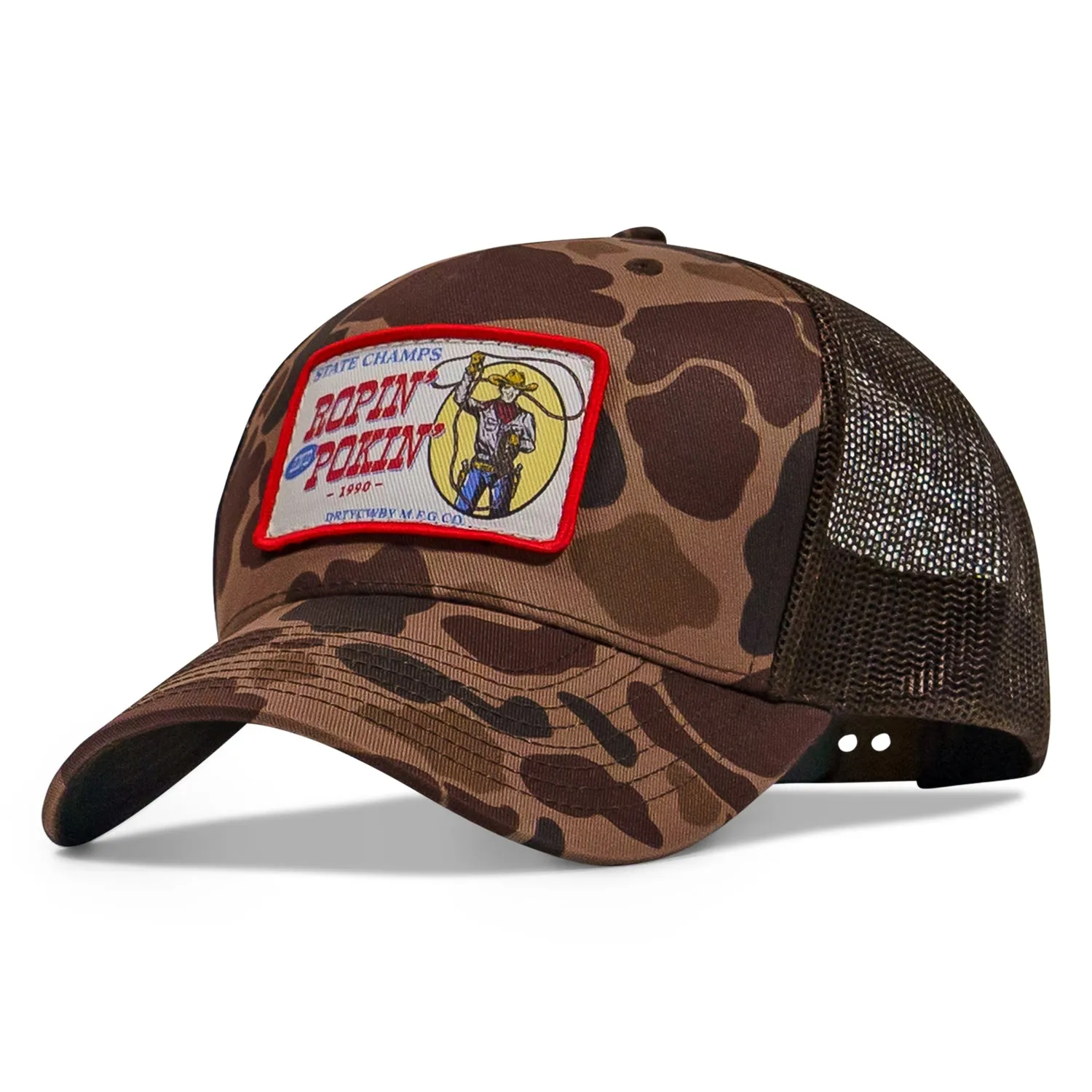 Ropin' and Pokin' Dirty Cowboys Patch SnapBack Hat sold by Combat Iron Apparel product image thumbnail 4