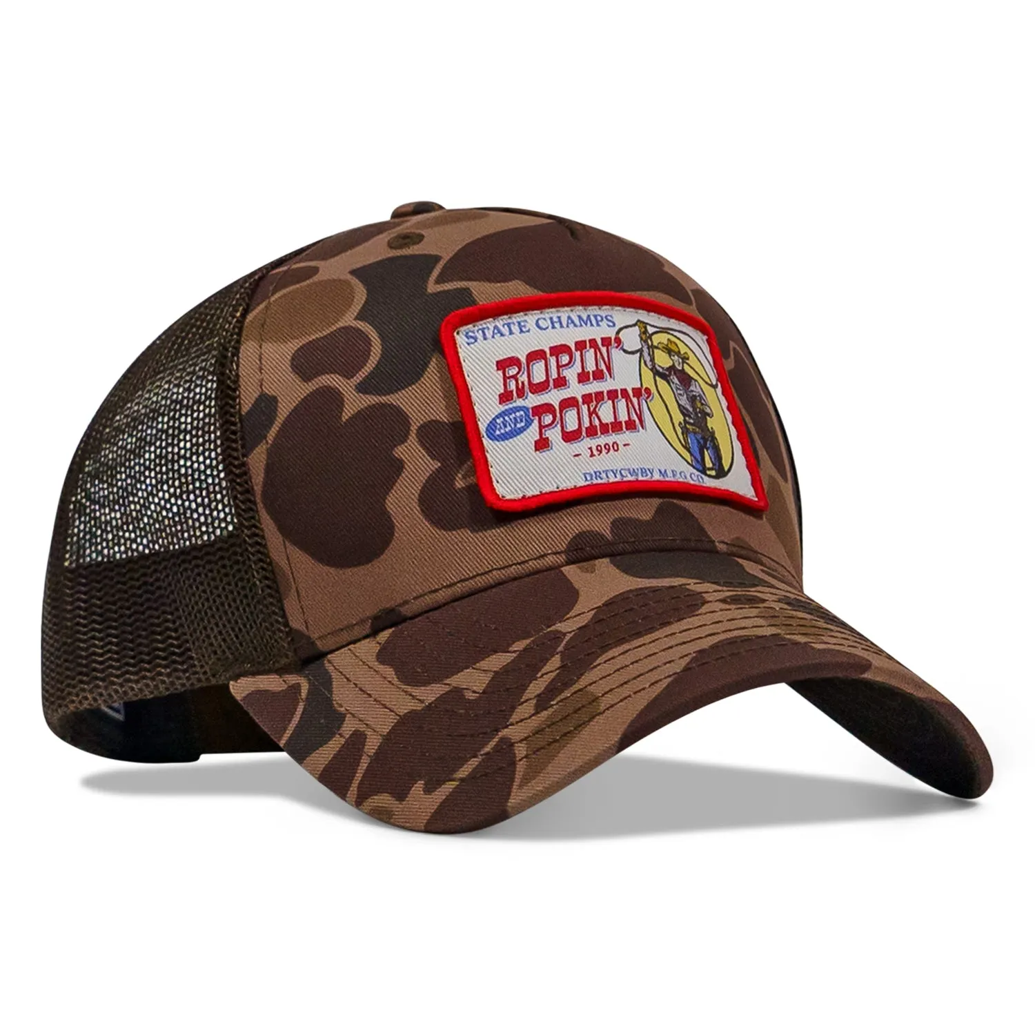 Ropin' and Pokin' Dirty Cowboys Patch SnapBack Hat sold by Combat Iron Apparel product image thumbnail 2