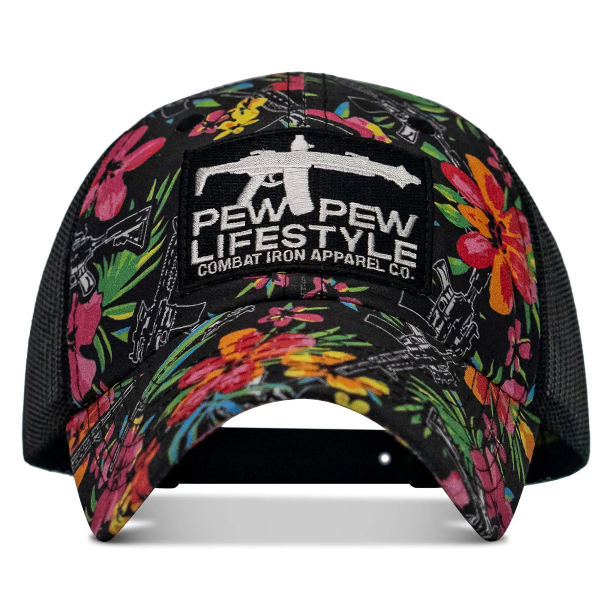 Ripstop Pew Pew Lifesyle Patch Tactical Ripstop Mesh Snapback Hat sold by Combat Iron Apparel