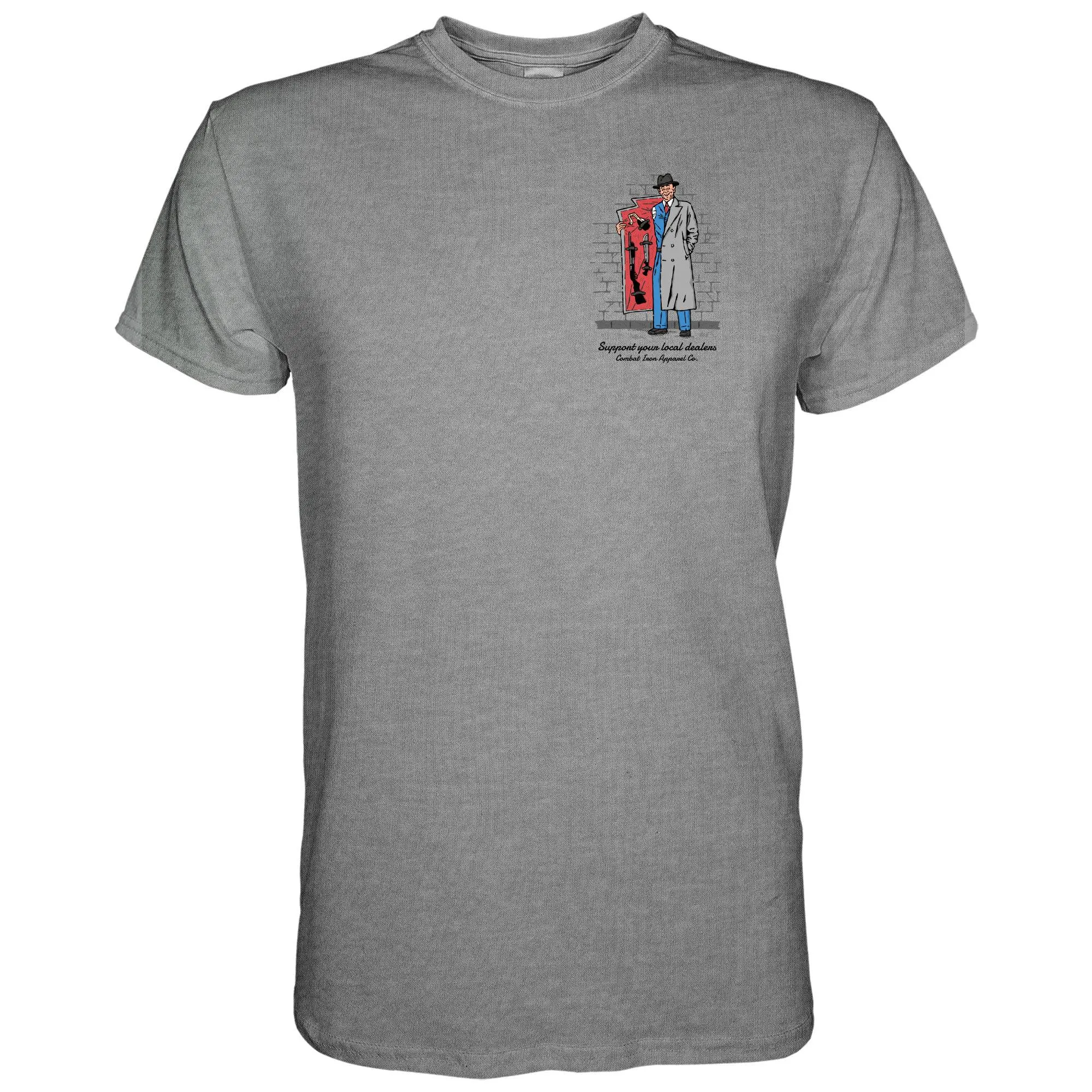 Anarchy of Goods Support your Local Dealer Men's T-Shirt sold by Combat Iron Apparel product image thumbnail 4