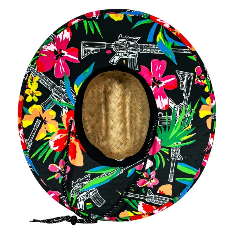 Summer Straw Hat made by Combat Iron Apparel