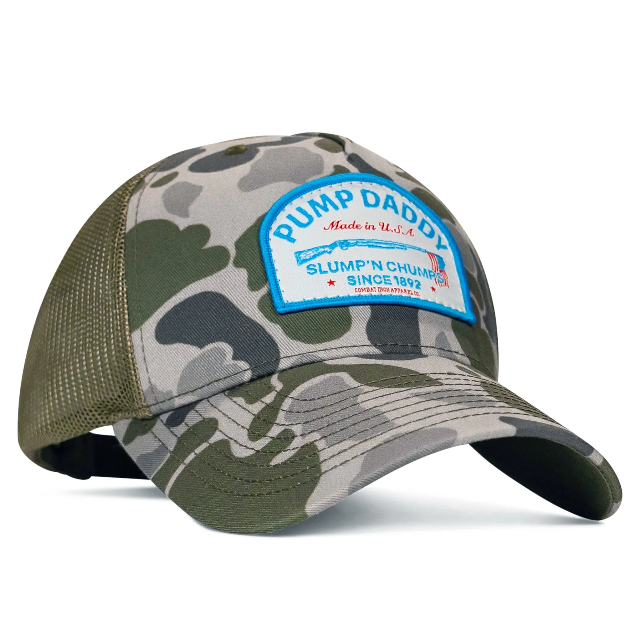 Pump Daddy Slump'n Chumps USA Patch SnapBack sold by Combat Iron Apparel product image thumbnail 2
